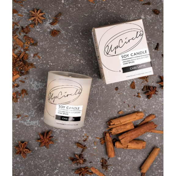 UPCIRCLE CHAI LATTE NATURAL SOY CANDLE